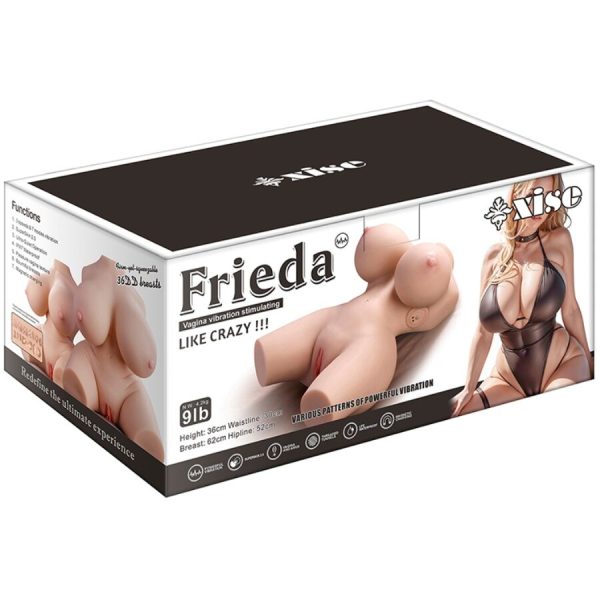 XISE - FRIEDA REALISTIC FEMALE TORSO WITH VIBRATION 36 CM - Image 17