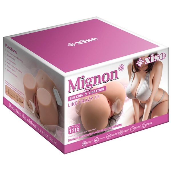 XISE - MIGNON SUCKING REALISTIC VAGINA MASTURBATOR WITH VIBRATION AND STIMULATING WAVES AND REMOTE CONTROL 6 KG - Image 8