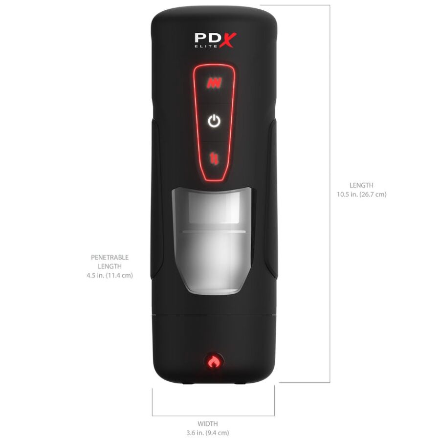 PDX ELITE - MILK ME HOTTER AUTOMATIC MASTURBATOR WITH THRUSTING AND HEAT EFFECT VIBRATION - Image 4