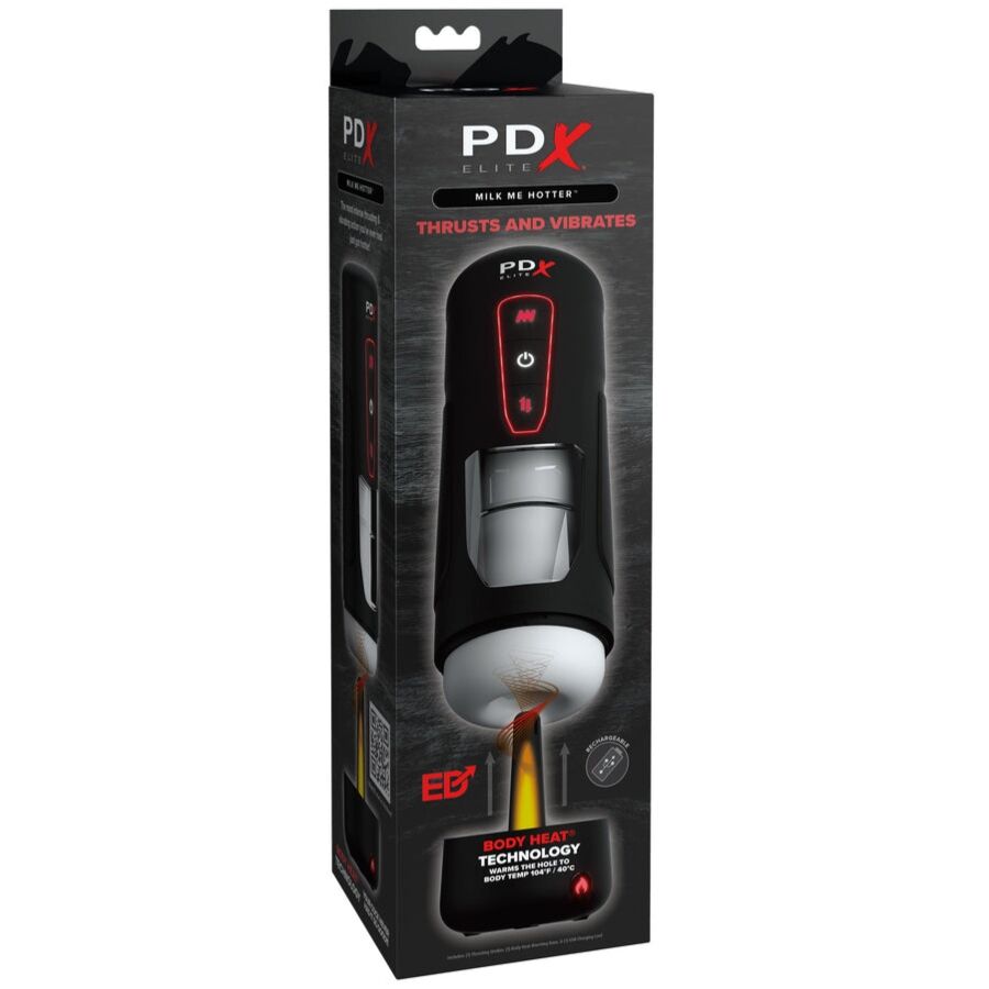 PDX ELITE - MILK ME HOTTER AUTOMATIC MASTURBATOR WITH THRUSTING AND HEAT EFFECT VIBRATION - Image 7