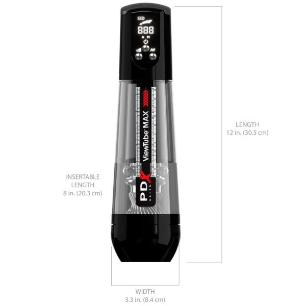 PDX ELITE - VIEWTUBE MAX VIEW AUTOMATIC MASTURNADOR WITH TRANSPARENT SUCTION - Image 4