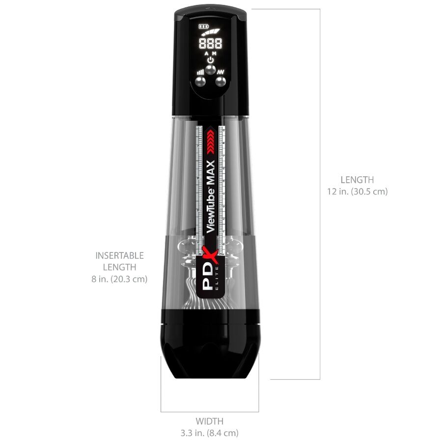 PDX ELITE - VIEWTUBE MAX VIEW AUTOMATIC MASTURNADOR WITH TRANSPARENT SUCTION - Image 4