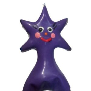 CONDOMERIE - HANDPAINTED NOVELTY CONDOMS HAPPY STAR