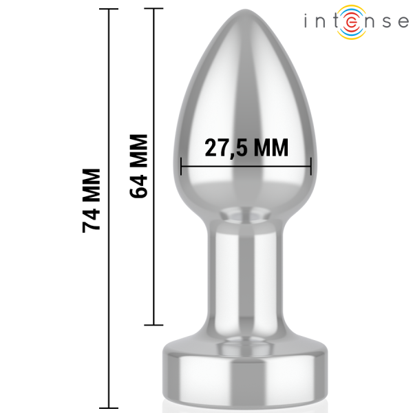 INTENSE - ANAL PLUG 10 VIBRATIONS METAL WITH REMOTE CONTROL S - Image 3