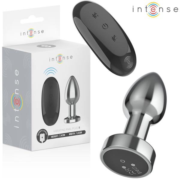 INTENSE - ANAL PLUG 10 VIBRATIONS METAL WITH REMOTE CONTROL S - Image 2