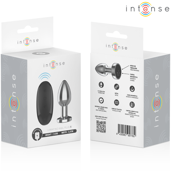 INTENSE - ANAL PLUG 10 VIBRATIONS METAL WITH REMOTE CONTROL S - Image 8