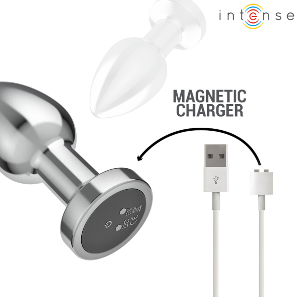 INTENSE - ANAL PLUG 10 VIBRATIONS METAL WITH REMOTE CONTROL M - Image 6