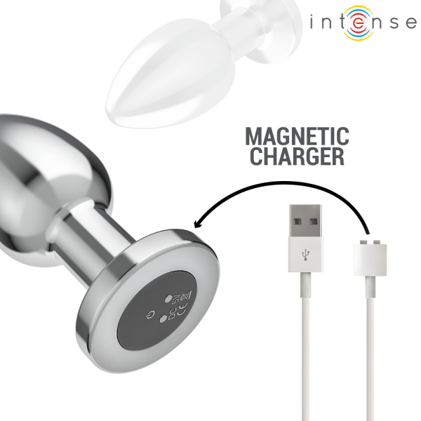 INTENSE - ANAL PLUG 10 VIBRATIONS METAL WITH REMOTE CONTROL L - Image 6