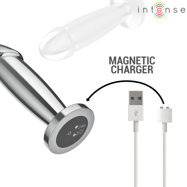 INTENSE - ANAL PLUG 10 VIBRATIONS METAL DILDO WITH REMOTE CONTROL M - Image 7