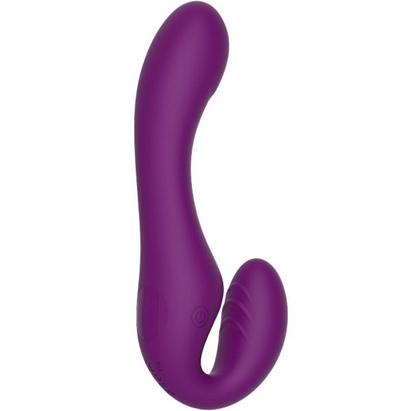 XOCOON - 2 IN 1 STRAPLESS STRAP-ON VIBRATOR WITH REMOTE CONTROL PURPLE - Image 11