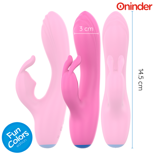 ONINDER CUTE - LOVE BUNNY VIBRATOR G-SPOT CLITORIS - FREE WORLDWIDE APP - Image 4