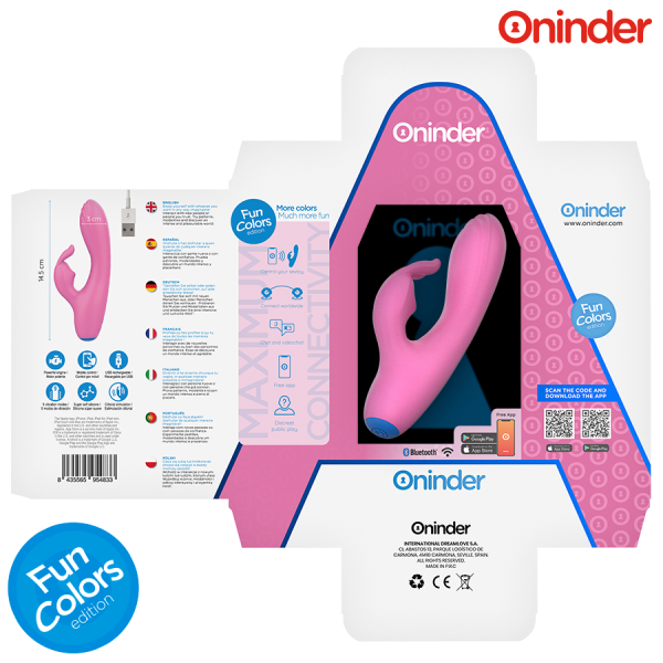 ONINDER CUTE - LOVE BUNNY VIBRATOR G-SPOT CLITORIS - FREE WORLDWIDE APP - Image 7