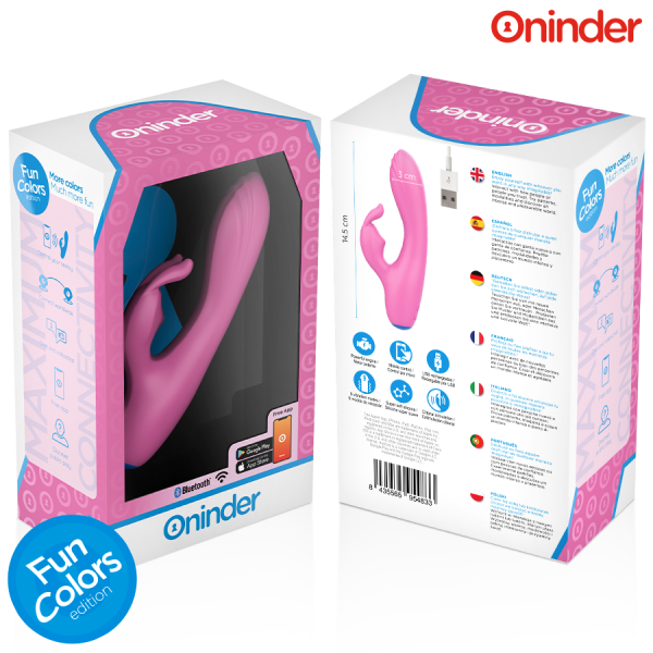 ONINDER CUTE - LOVE BUNNY VIBRATOR G-SPOT CLITORIS - FREE WORLDWIDE APP - Image 8