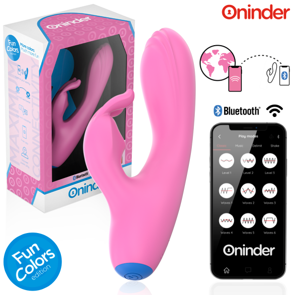 ONINDER CUTE - LOVE BUNNY VIBRATOR G-SPOT CLITORIS - FREE WORLDWIDE APP - Image 2