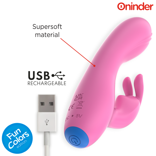 ONINDER CUTE - LOVE BUNNY VIBRATOR G-SPOT CLITORIS - FREE WORLDWIDE APP - Image 6