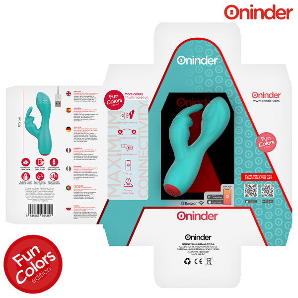 ONINDER CUTE - LOVE BUNNY G-SPOT CLITORAL VIBRATOR - FREE WORLDWIDE APP - Image 7