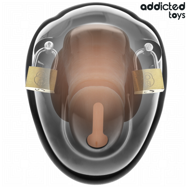 ADDICTED TOYS LOCKED - KEYLESS RESTRAINT PENIS CAGE 11.5 CM - Image 3