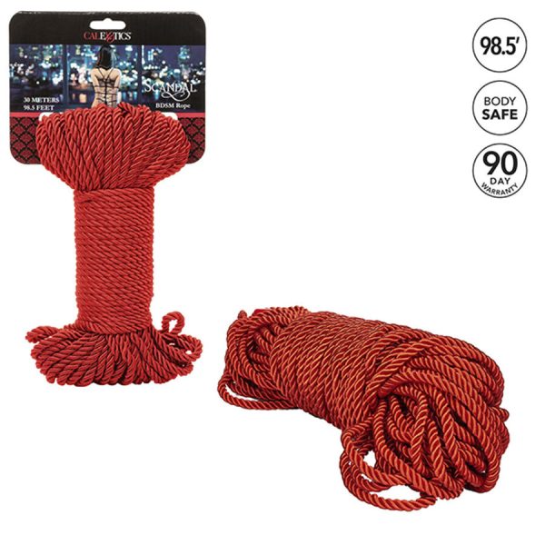 CALEXOTICS - SCANDAL RED BDSM ROPE 30 M - Image 3