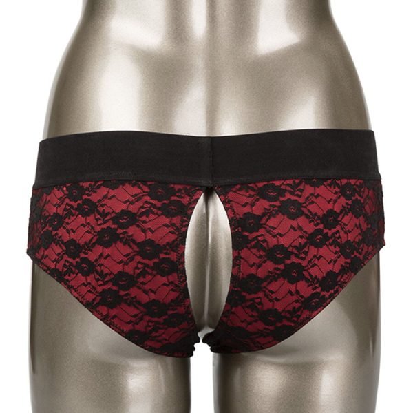 CALEXOTICS - SCANDAL SET OF CROTCHLESS PANTIES WITH DILDO SIZE S/M - Image 5