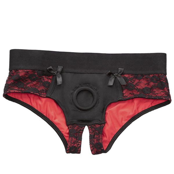 CALEXOTICS - SCANDAL SET OF CROTCHLESS PANTIES WITH DILDO SIZE S/M - Image 2