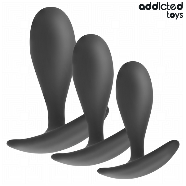 ADDICTED TOYS - SET OF 3 ANAL PLUG SILICONE MODEL 2 - Image 2