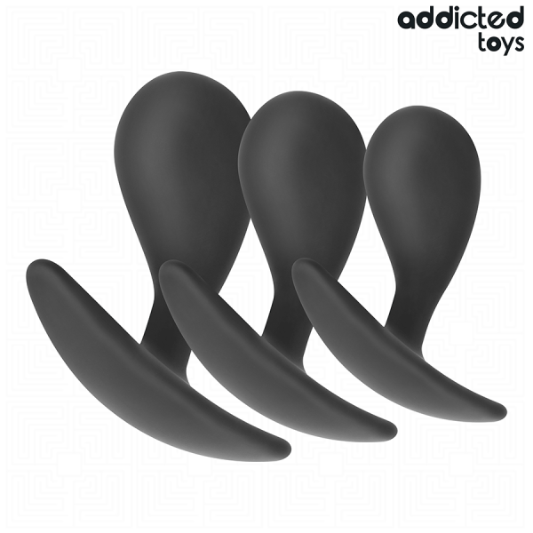 ADDICTED TOYS - SET OF 3 ANAL PLUG SILICONE MODEL 3 - Image 2