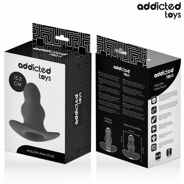 ADDICTED TOYS - HOLLOW ANAL PLUG SILICONE SIZE XXL 15.2 CM - Image 7