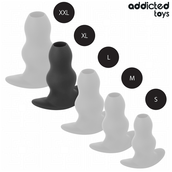 ADDICTED TOYS - HOLLOW ANAL PLUG SILICONE SIZE XL 13.9 CM - Image 5
