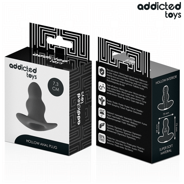 ADDICTED TOYS - HOLLOW ANAL PLUG SILICONE SIZE S 7.3 CM - Image 7