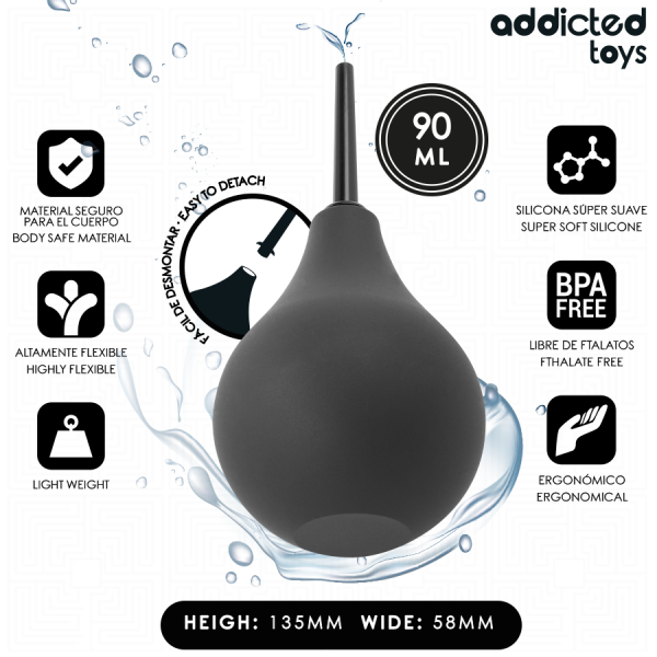 ADDICTED TOYS - TRAVEL ANAL CLEANER SIZE S 90 ML - Image 2