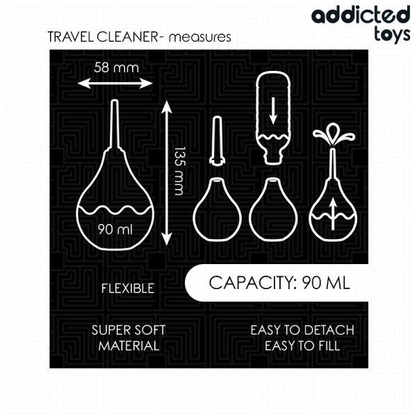 ADDICTED TOYS - TRAVEL ANAL CLEANER SIZE S 90 ML - Image 5