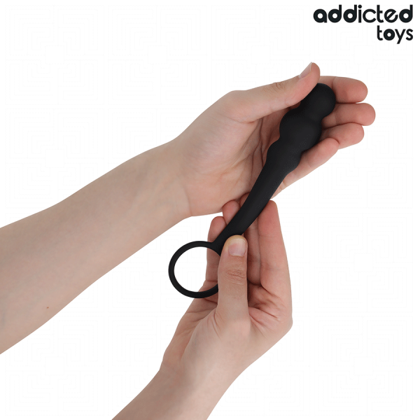ADDICTED TOYS - ANAL PLUG WITH RING SILICONE MODEL 1 - Image 3