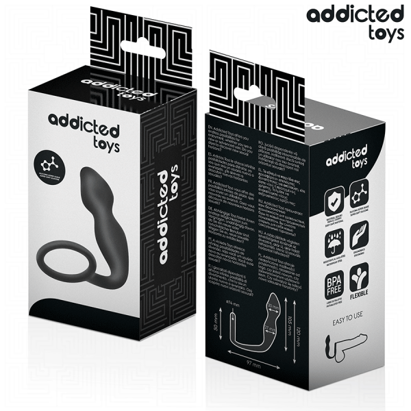 ADDICTED TOYS - ANAL PLUG WITH RING SILICONE MODEL 2 - Image 6
