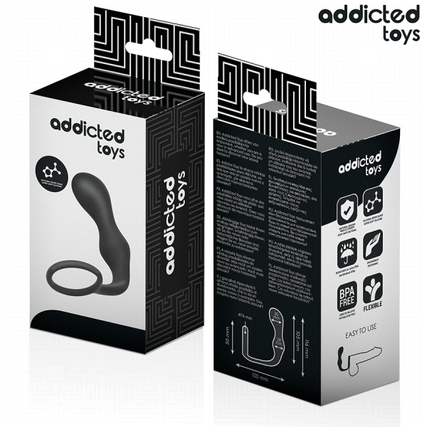 ADDICTED TOYS - ANAL PLUG WITH RING SILICONE MODEL 3 - Image 6