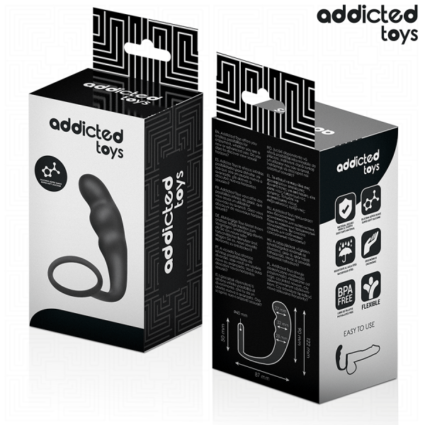 ADDICTED TOYS - ANAL PLUG WITH RING SILICONE MODEL 4 - Image 6