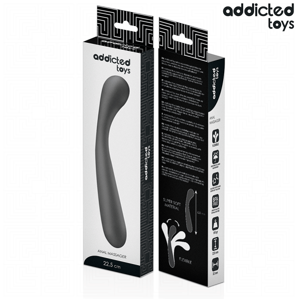 ADDICTED TOYS - DOUBLE ANAL MASSAGER SILICONE 22.5 CM - Image 6