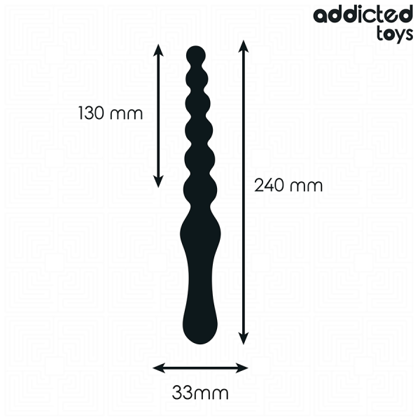 ADDICTED TOYS - DOUBLE ANAL MASSAGER SILICONE 24 CM - Image 4