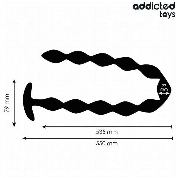 ADDICTED TOYS - EXTRA LONG SILICONE ANAL PLUG - Image 4