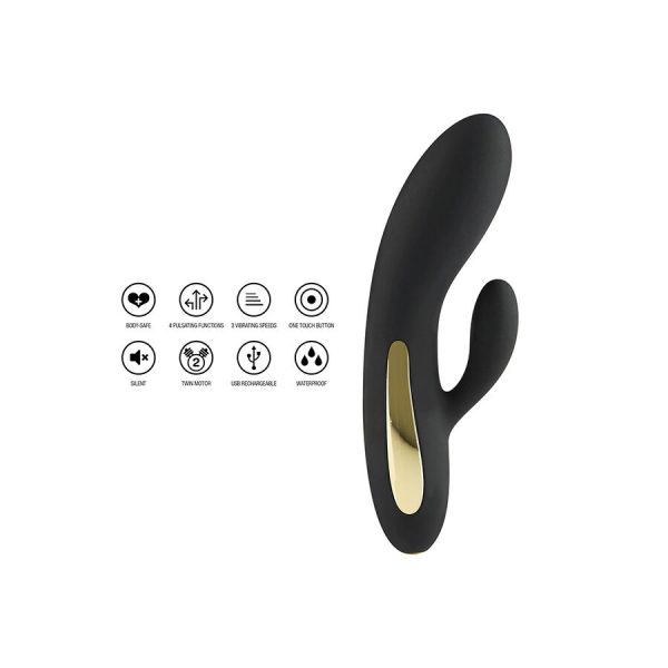 TOYJOY - BLACK RABBIT VIBRATOR SPPLENDOR LIGHT - Image 2
