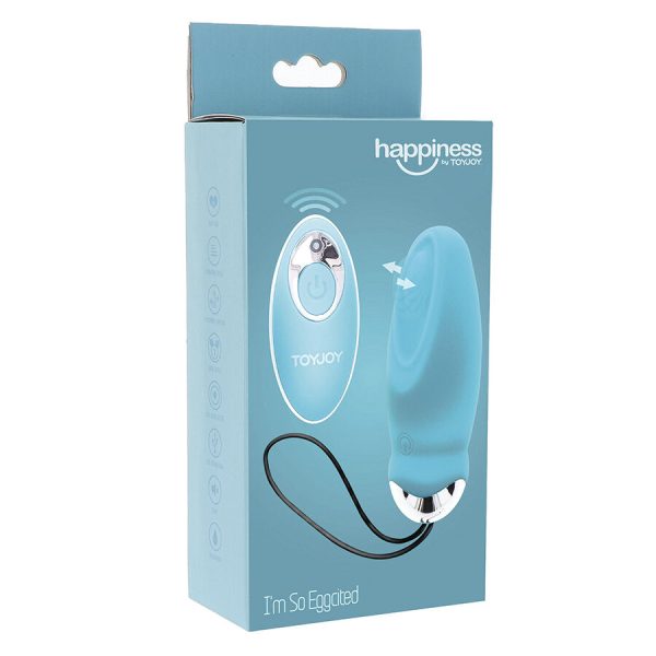 TOYJOY - HAPPINESS I'M SO EGGCITED REMOTE CONTROL VIBRATOR BLUE - Image 7