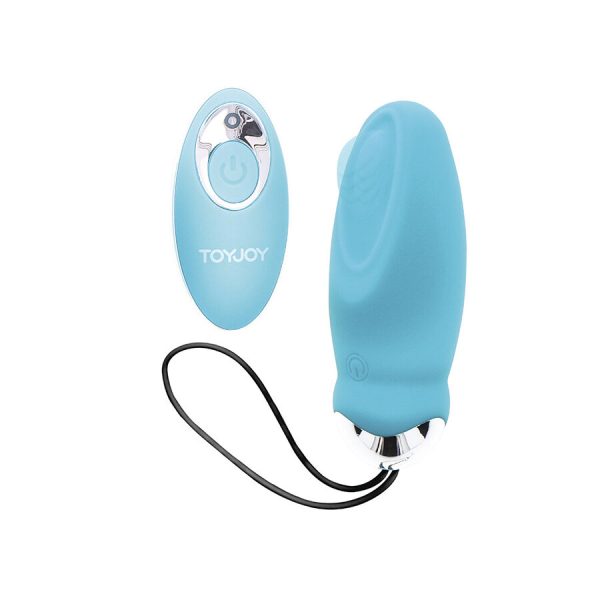 TOYJOY - HAPPINESS I'M SO EGGCITED REMOTE CONTROL VIBRATOR BLUE - Image 5