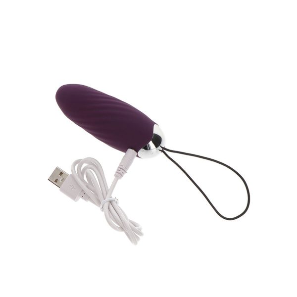 TOYJOY - HAPPINESS KNOCK KNOCK EGGSTAVAGANT VIBRATOR WITH REMOTE CONTROL PURPLE - Image 4