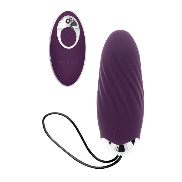 TOYJOY - HAPPINESS KNOCK KNOCK EGGSTAVAGANT VIBRATOR WITH REMOTE CONTROL PURPLE - Image 5
