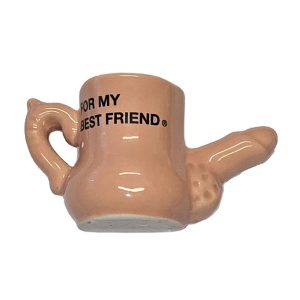 DIABLO PICANTE Ã¢'' CERAMIC MUG MAGNET WITH RAISED PENIS Ã¢''FOR MY BEST FRIENDÃ¢''