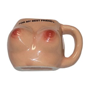 DIABLO PICANTE Ã¢'' BREAST MAGNET IN CERAMIC MUG Ã¢''FOR MY BEST FRIENDÃ¢''