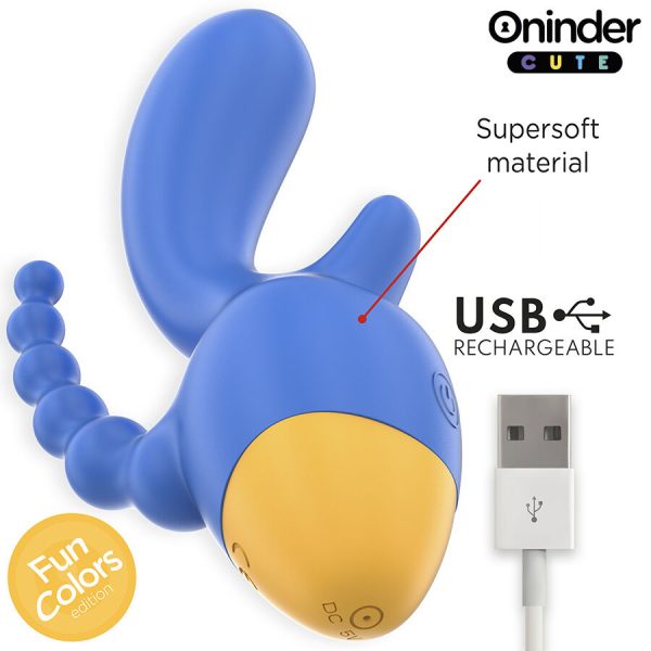 ONINDER CUTE - LOVE 3 SOME TRIPLE VIBRATOR - FREE WORLDWIDE APP - Image 5