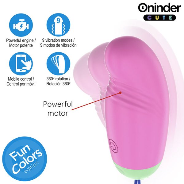ONINDER CUTE - LOVE PLEASURE VIBRO-ROTATING EGG 360 SILICONE - FREE WORLDWIDE APP - Image 6