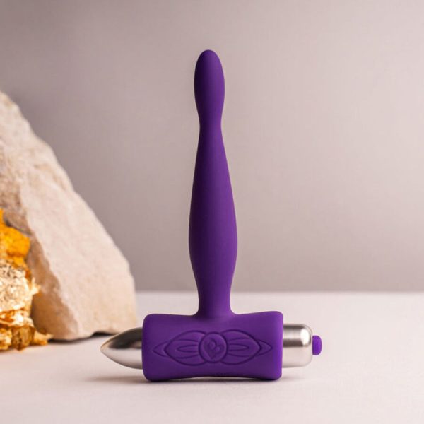 ROCKS- OFF - PETITE SENSATIONS TEAZER ANAL PLUG VIBRATOR PURPLE - Image 2