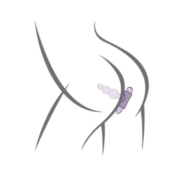 ROCKS- OFF - PETITE SENSATIONS BUBBLES ANAL PLUG VIBRATOR BLACK - Image 9
