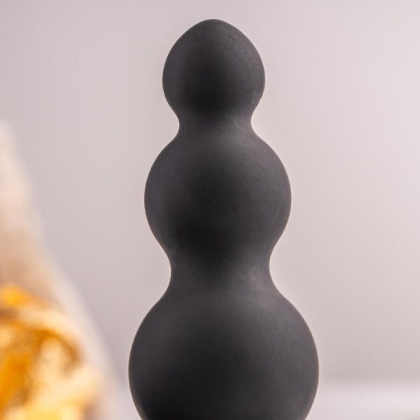 ROCKS- OFF - PETITE SENSATIONS BUBBLES ANAL PLUG VIBRATOR BLACK - Image 3